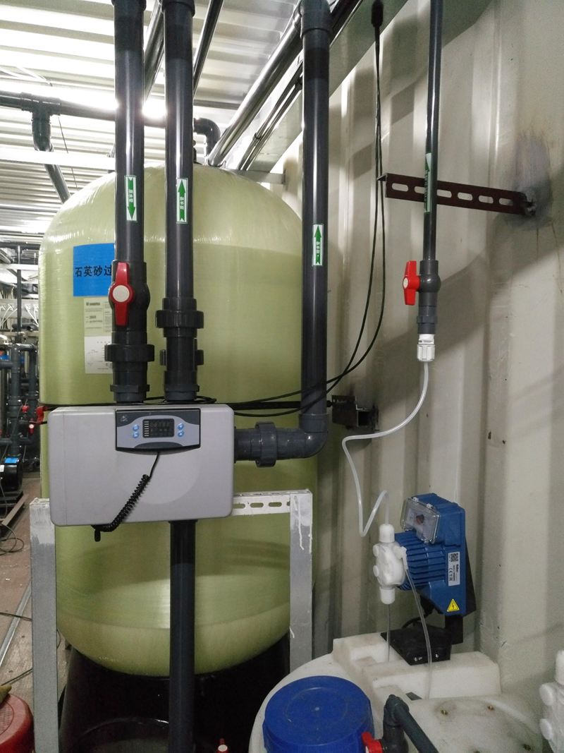 蘭考十噸每小時(shí)，二級(jí)RO+EDI超純水設(shè)備